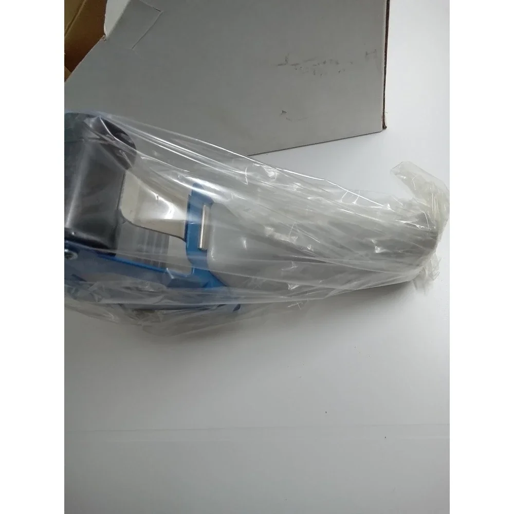 Heavy Duty 2 Inch Handheld Packing Tape Dispenser Gun Blue and Grey Metal‎ Frame